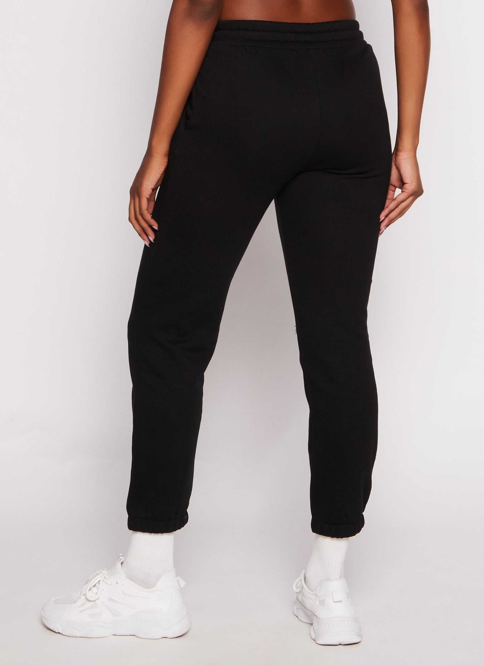 Womens Drawstring Pocket Sweatpants,