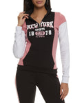 Womens New York Sports 1978 Half Zip Sweatshirt,  , 