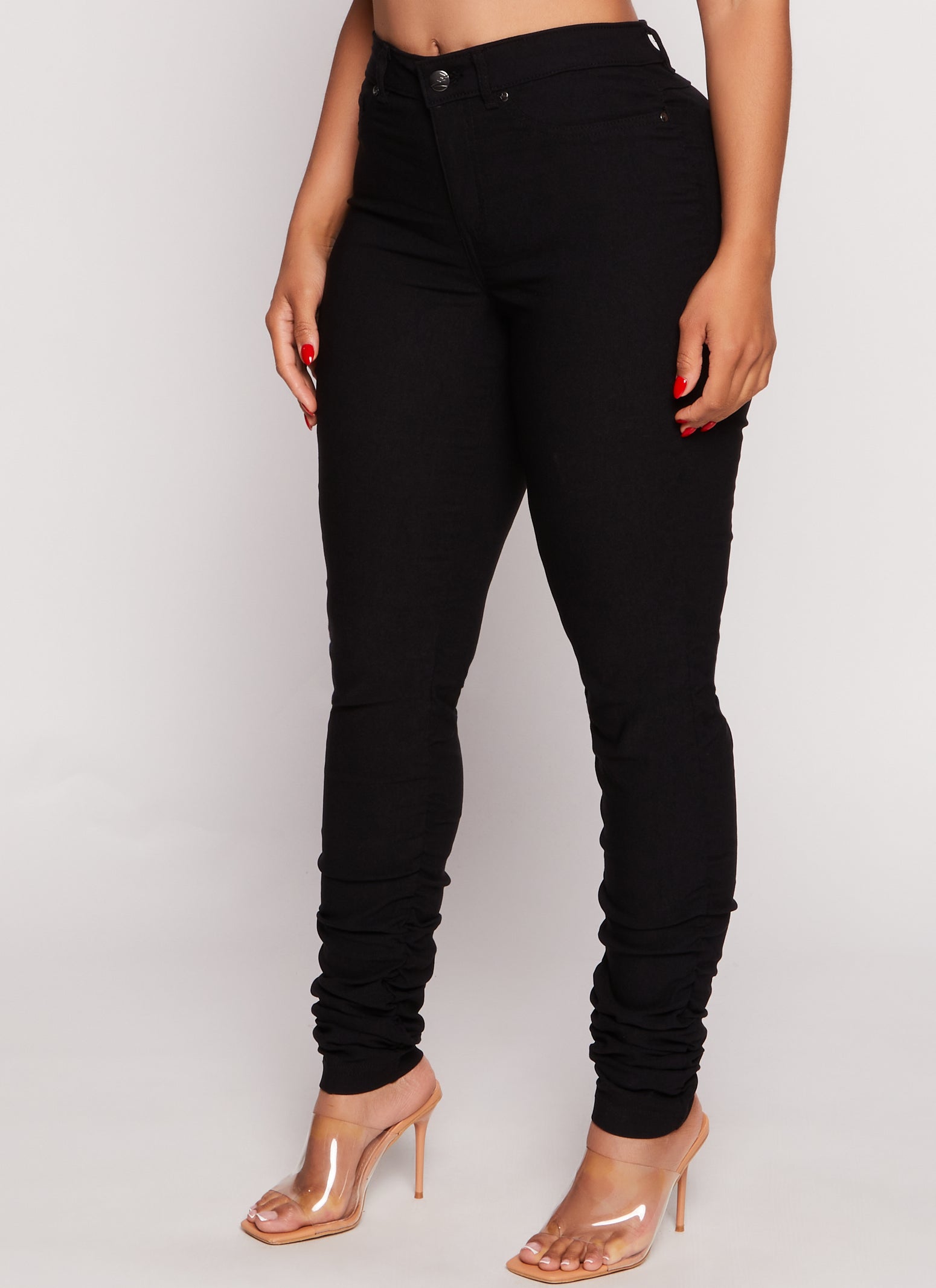 Womens Hyperstretch Stacked Skinny Pants,