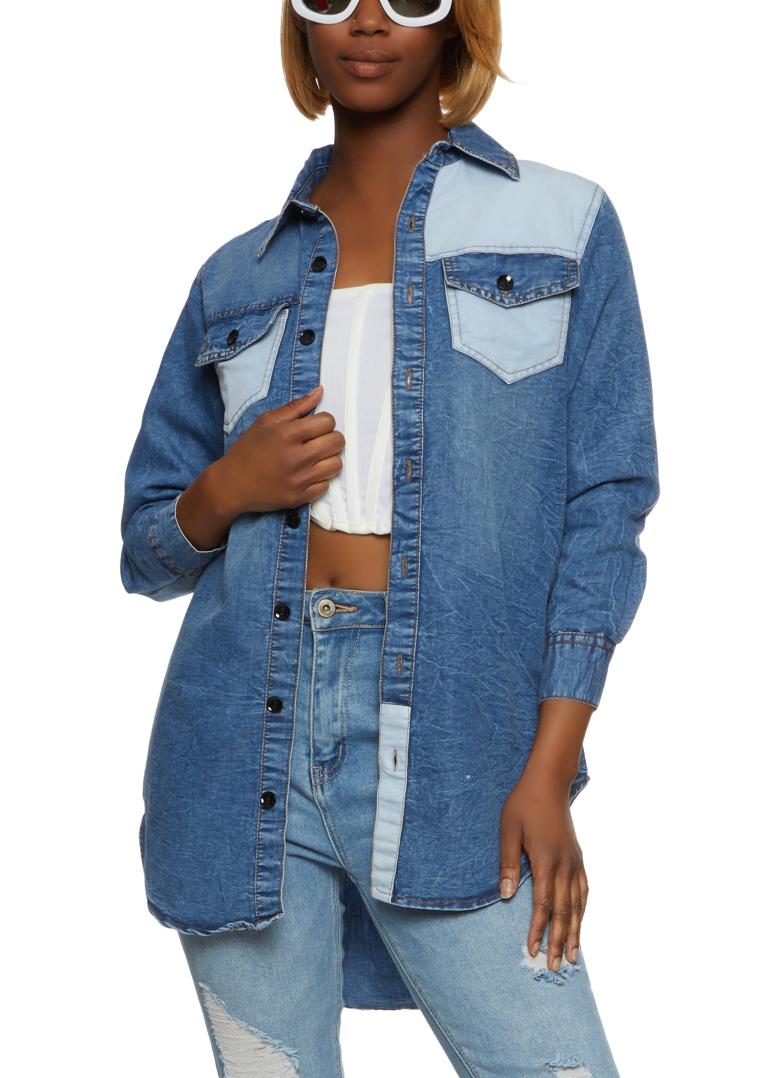 Womens Denim Tops, Everyday Low Prices