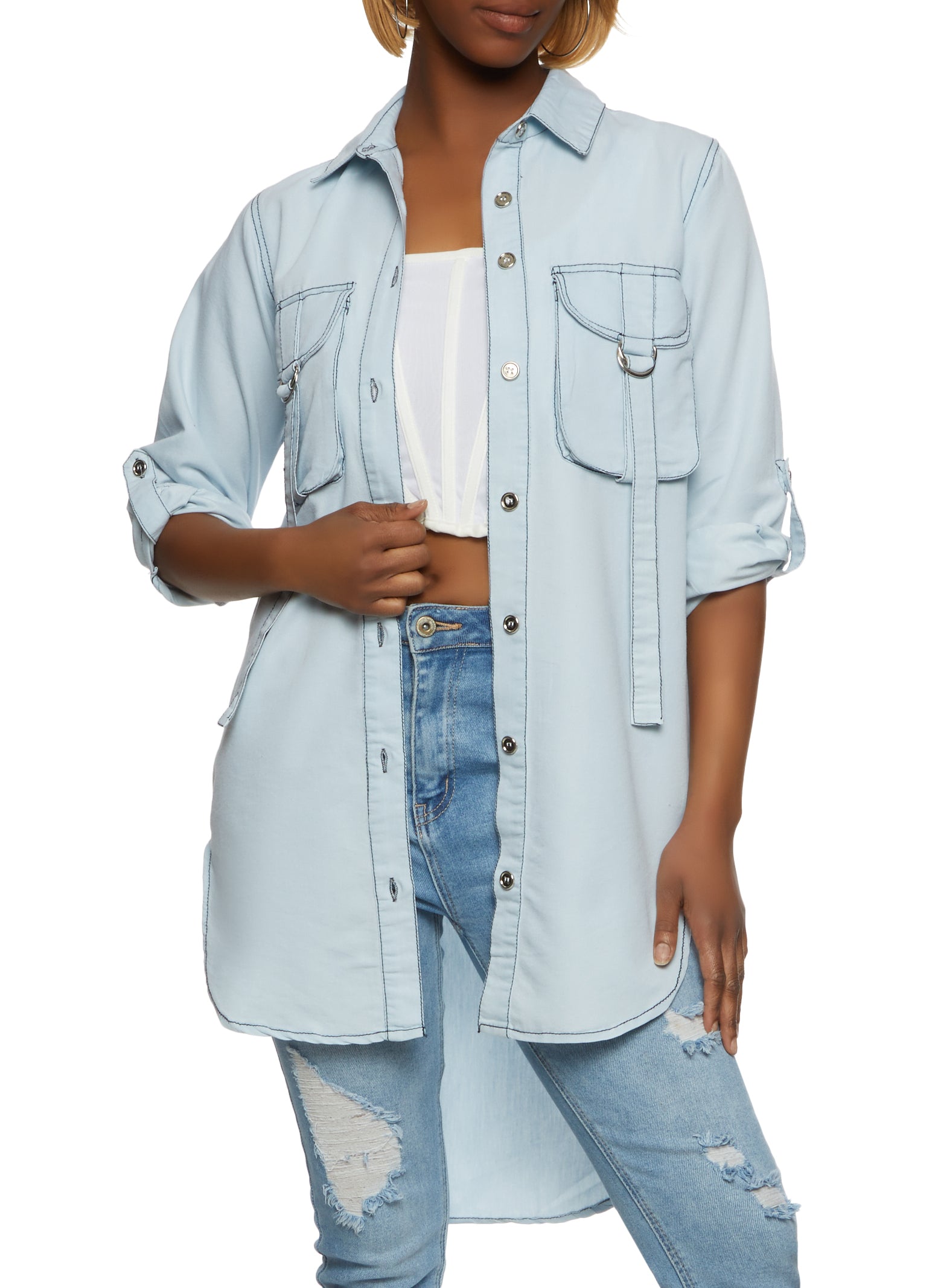 Womens Denim Tops, Everyday Low Prices