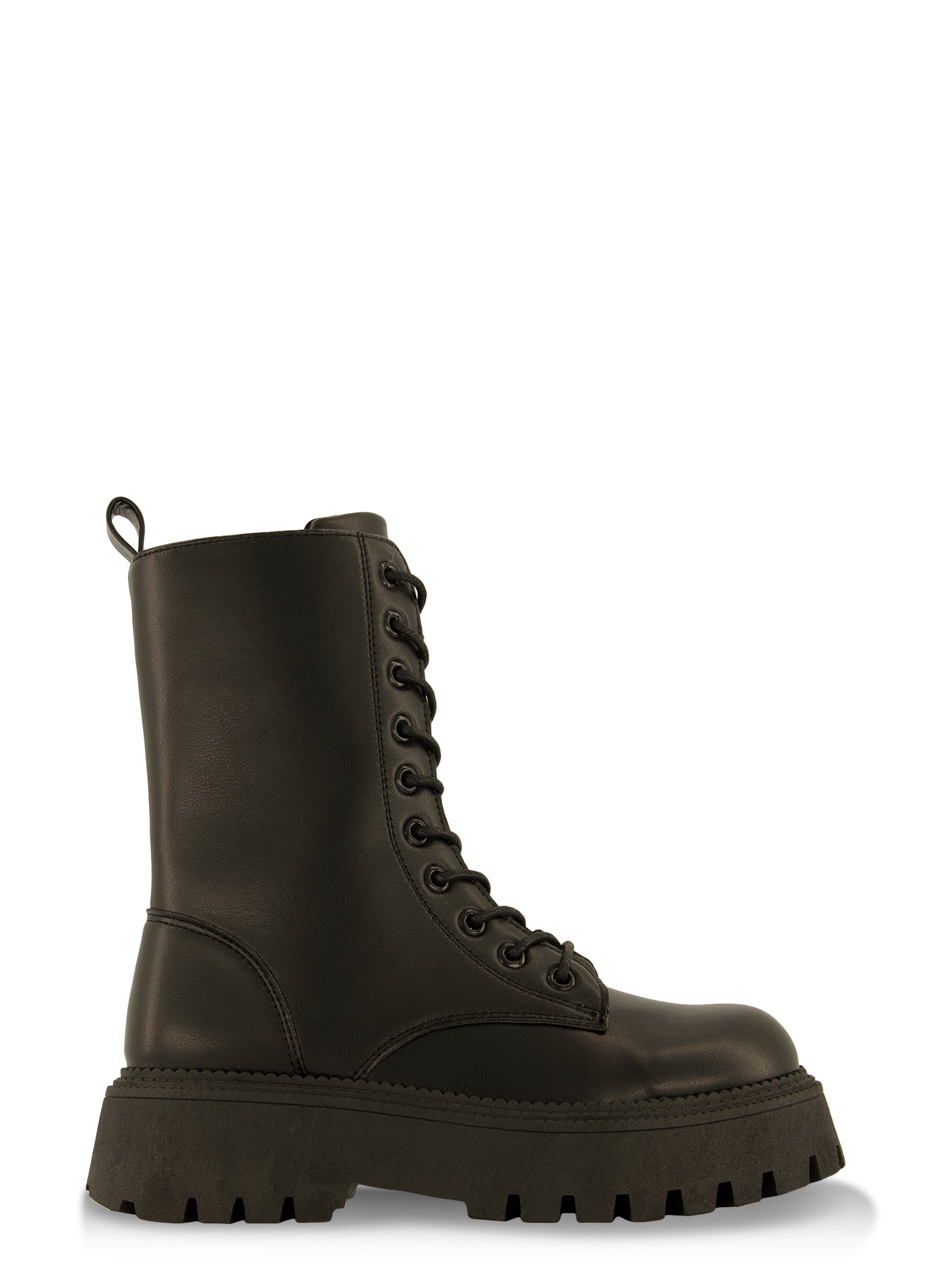 Womens Low Platform Combat Boots,