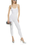 Womens Daisy Ribbed Scoop Neck Cami Catsuit, ,