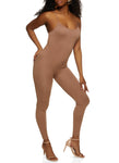 Womens Seamless Ribbed Cami Catsuit, ,
