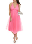 Sleeveless Empire Waistline Tulle Dress by Rainbow Shops