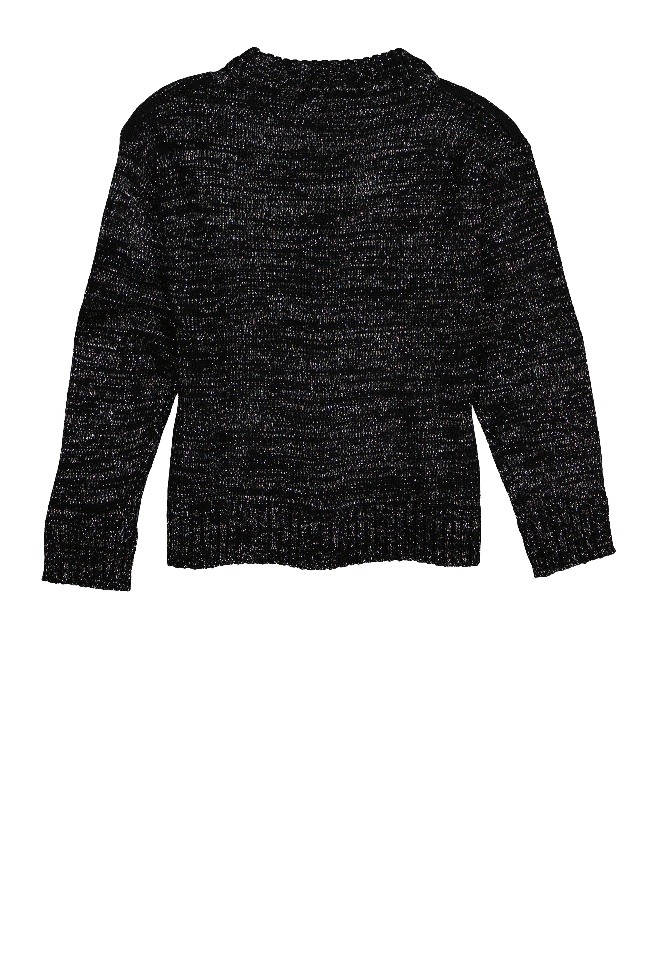 Little Girls Cable Knit Crew Neck Sweater,