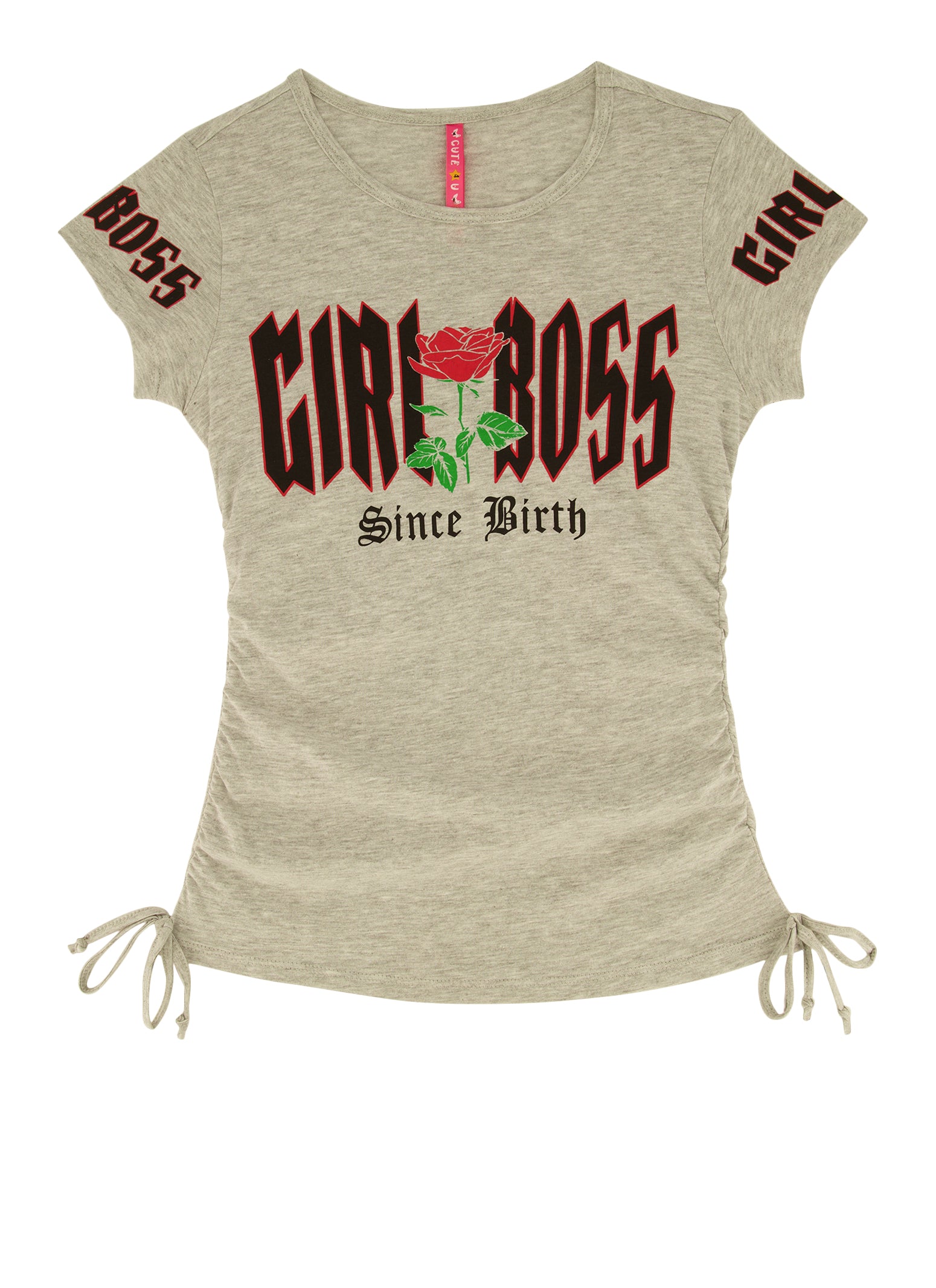 Girls Girl Boss Graphic T Shirt,