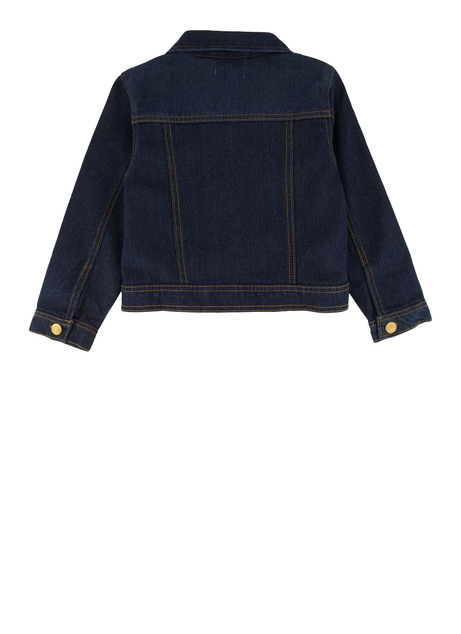 Little Girls Cargo Pocket Jean Jacket, Blue, Size 4