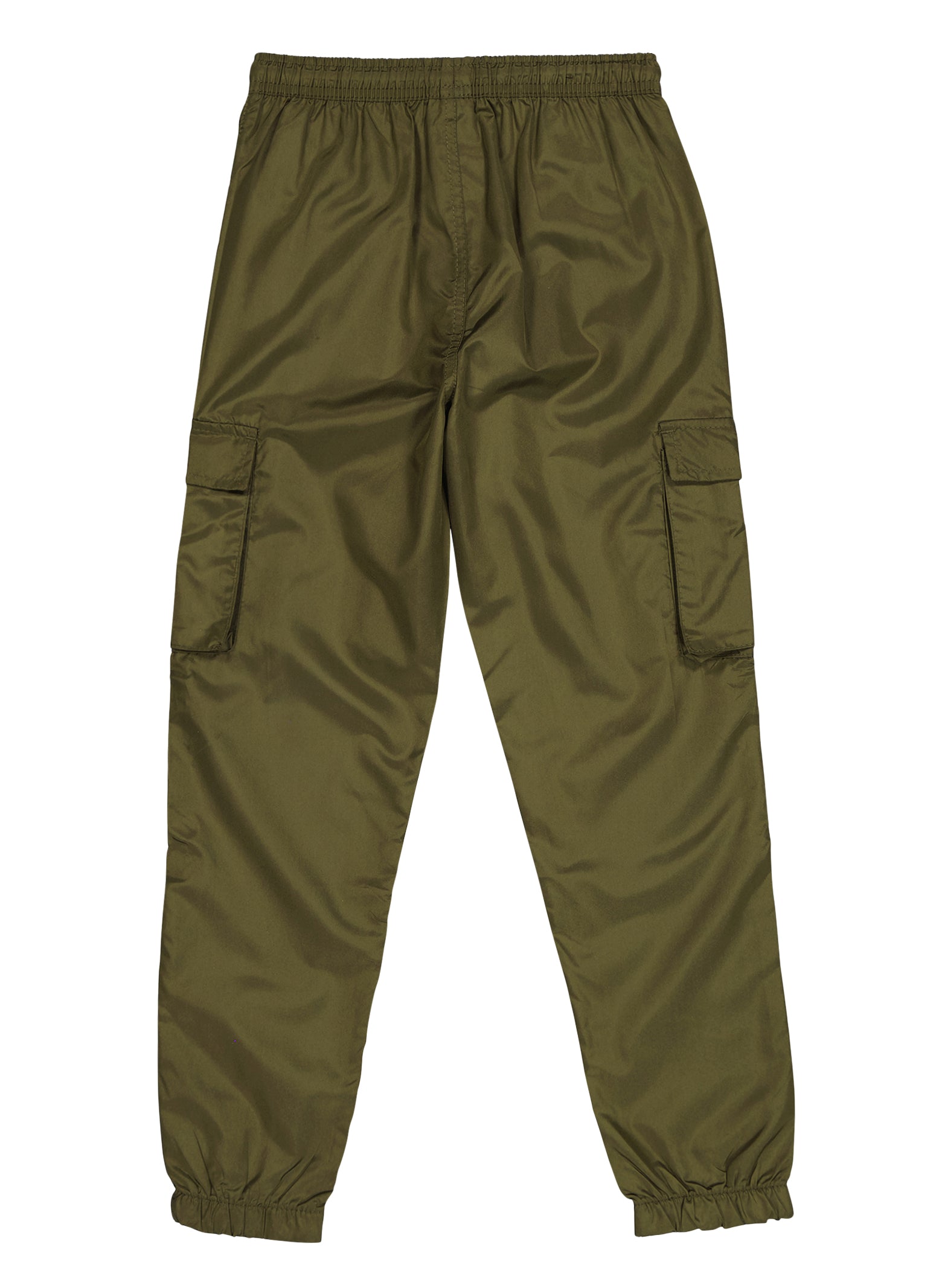 Boys Windbreaker Cargo Pocket Joggers, Green, Size 16-18