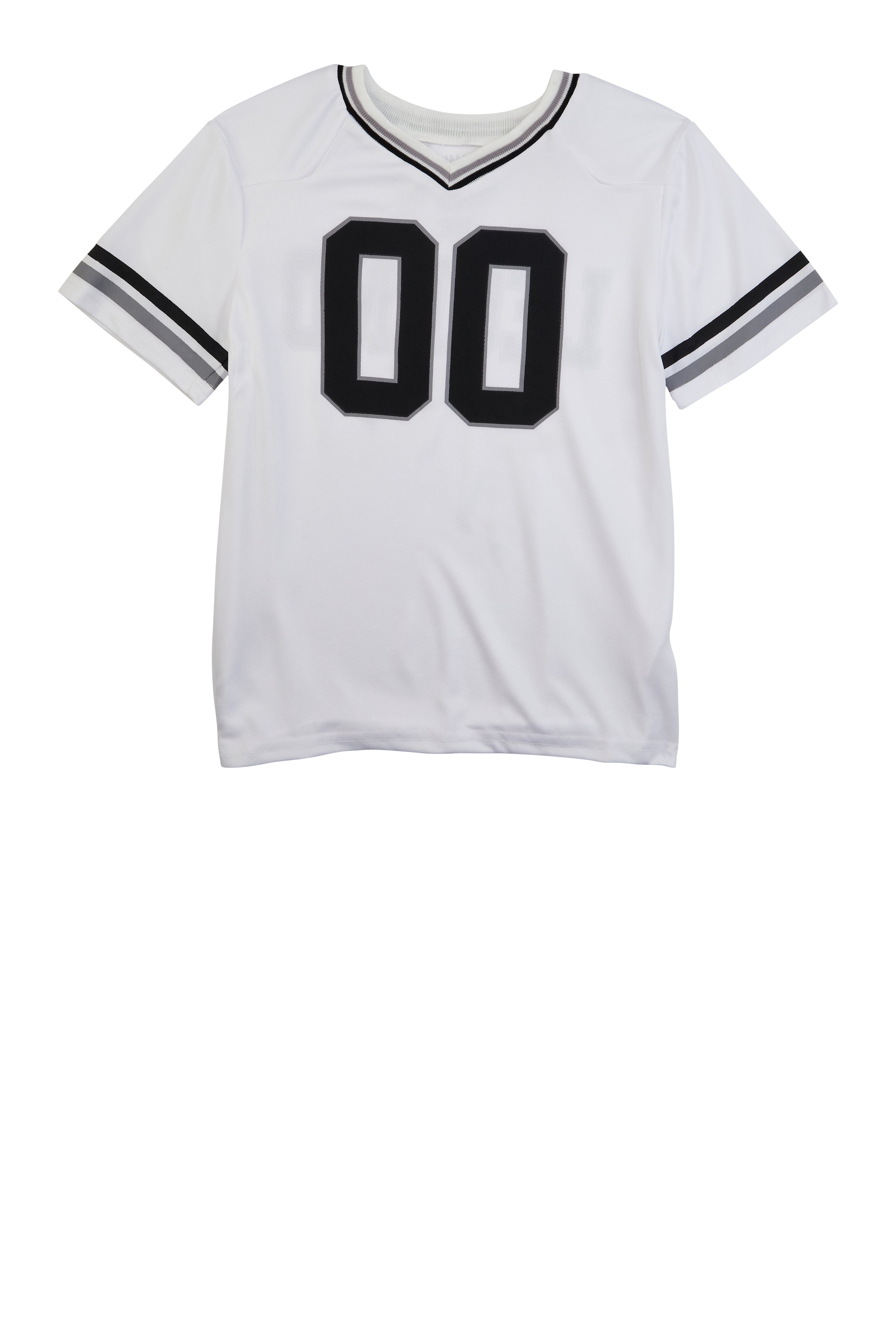 Boys Legend 00 Short Sleeve Football Jersey, White,