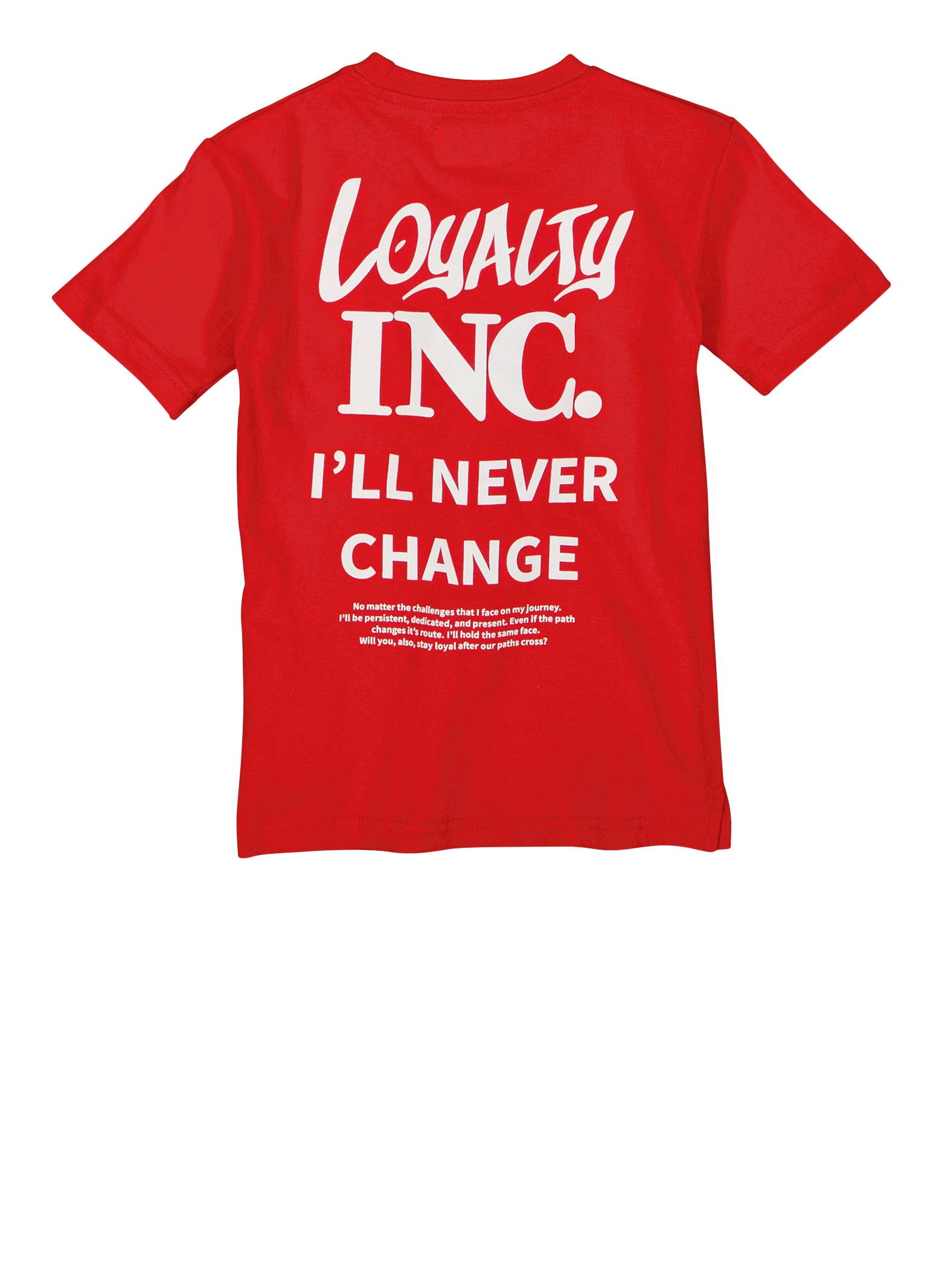 Little Boys Loyalty Inc. Tee, Red, Size 4