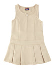 French Toast Girls 4-6x Heart Zip Pleated Jumper, ,