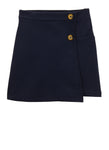 French Toast Girls 7-16 Two Faux Button Scooter Skirt, ,