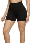 Womens Seamless Ribbed High Waist Biker Shorts, ,