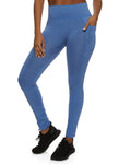 Womens High Waisted Seamless Side Pocket Leggings, ,