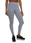 Womens Solid Seamless High Waist Leggings, ,