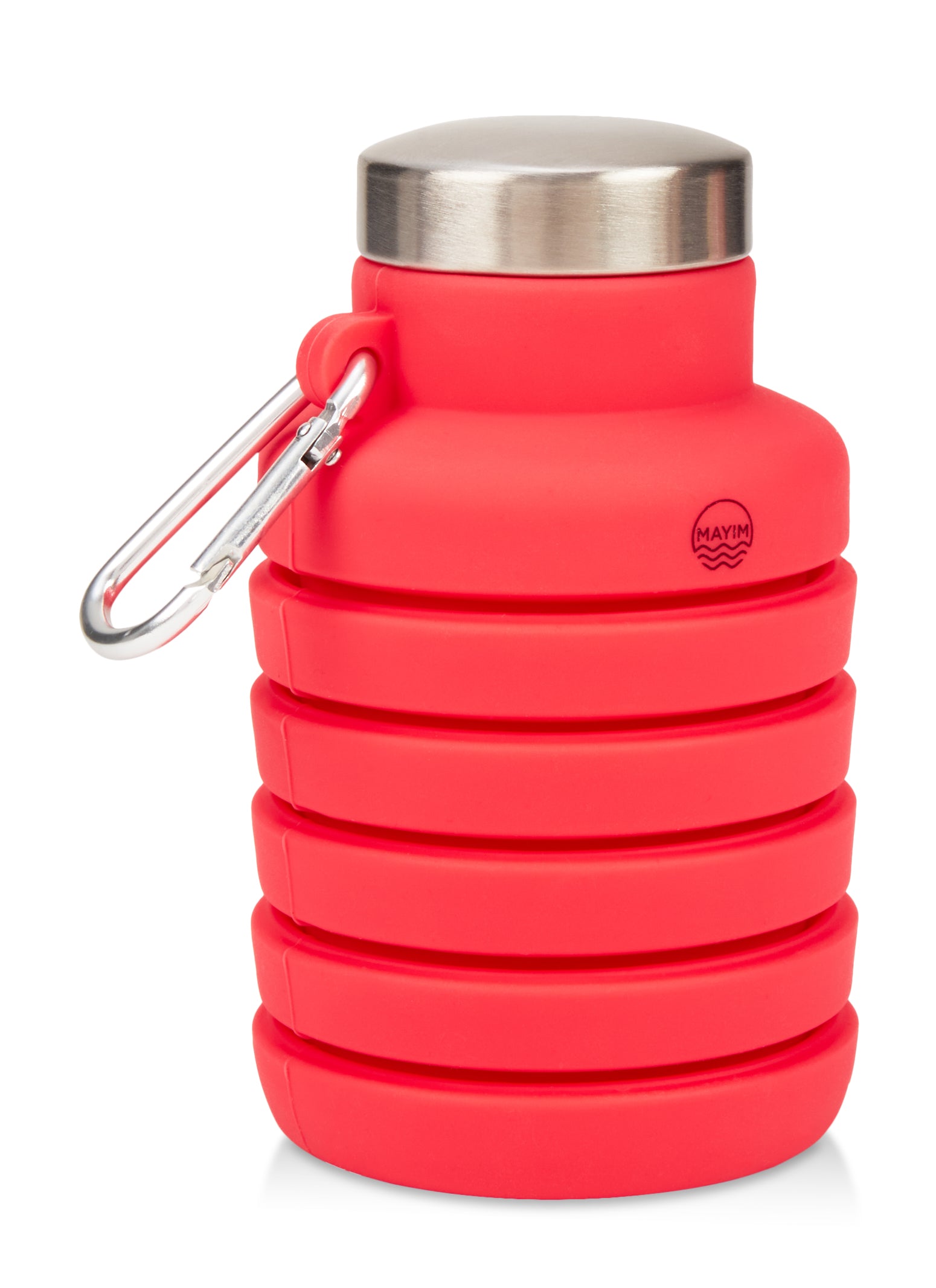 Neon Collapsible Water Bottle, Red