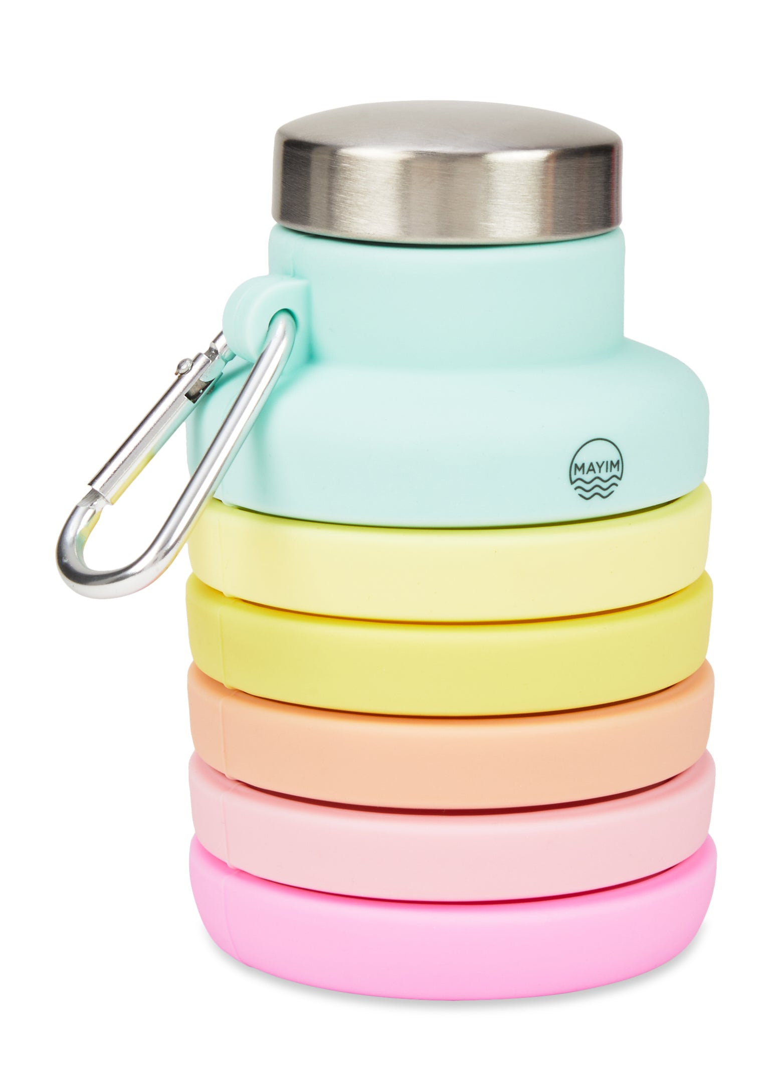 Rainbow Collapsible Water Bottle, Multi