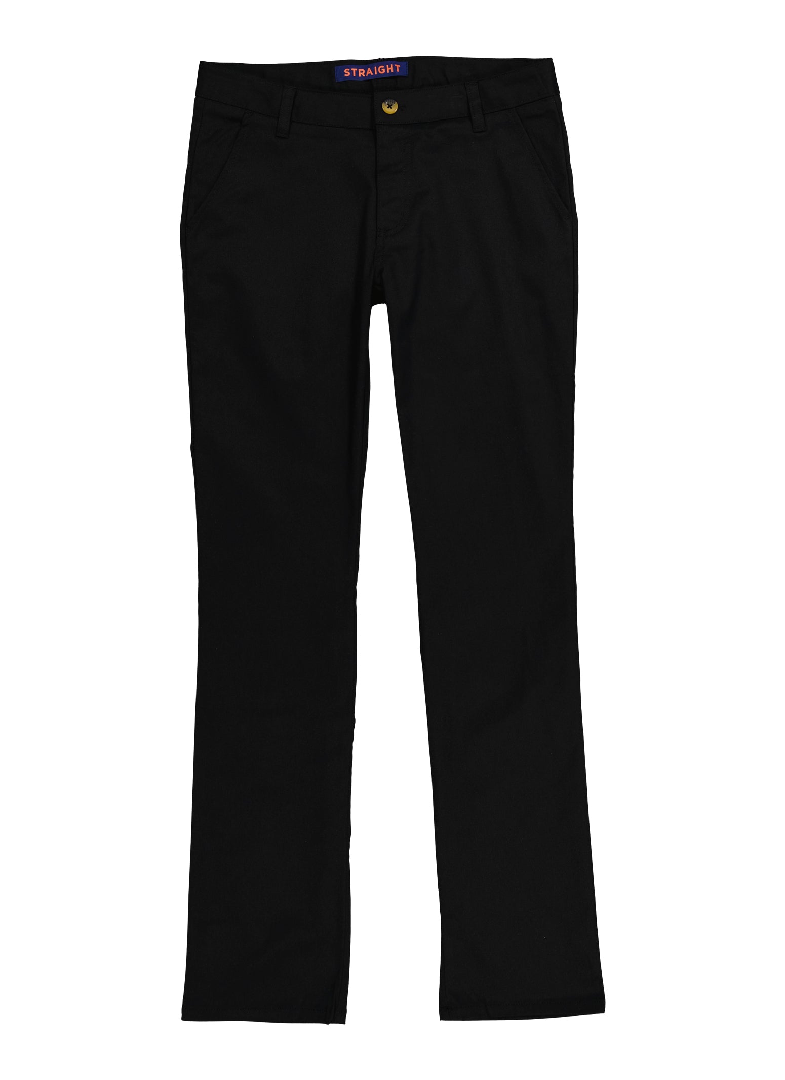 French Toast Junior Straight Leg Pants, Black, Size 8