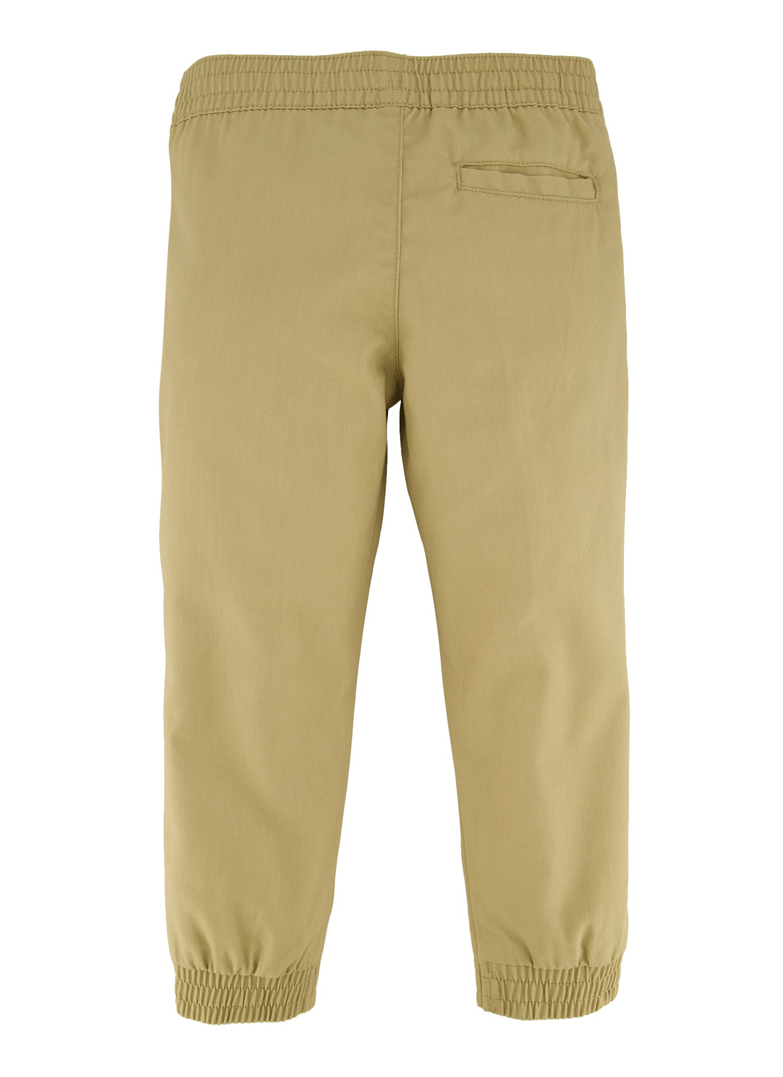 French Toast Boys 4-7 Solid Twill Joggers, Khaki, Size 4