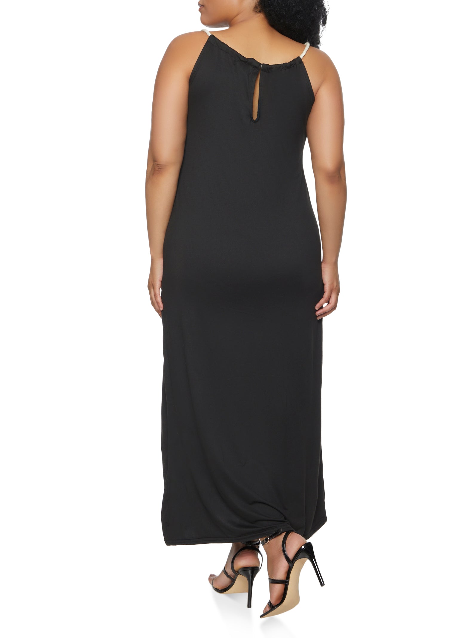 Plus Size Soft Knit Maxi Dress