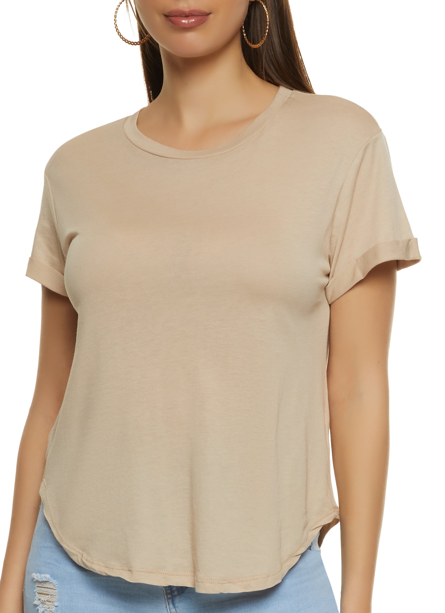 Buy Beige Tops for Women by Ruhaan'S Online