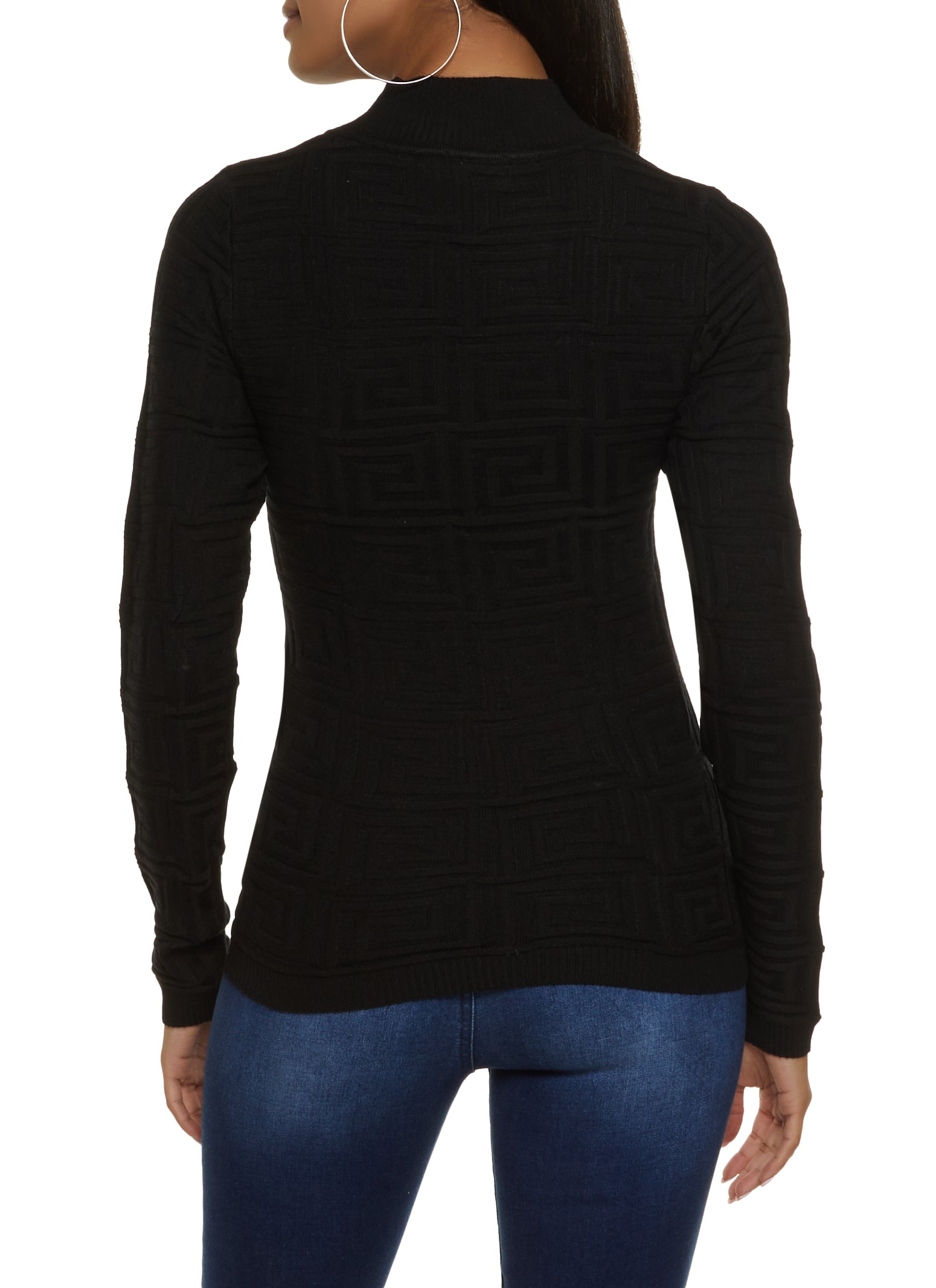 A.n.a Womens Mock Neck Sleeveless Pullover Sweater