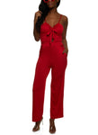 Keyhole Sleeveless Sweetheart Jumpsuit