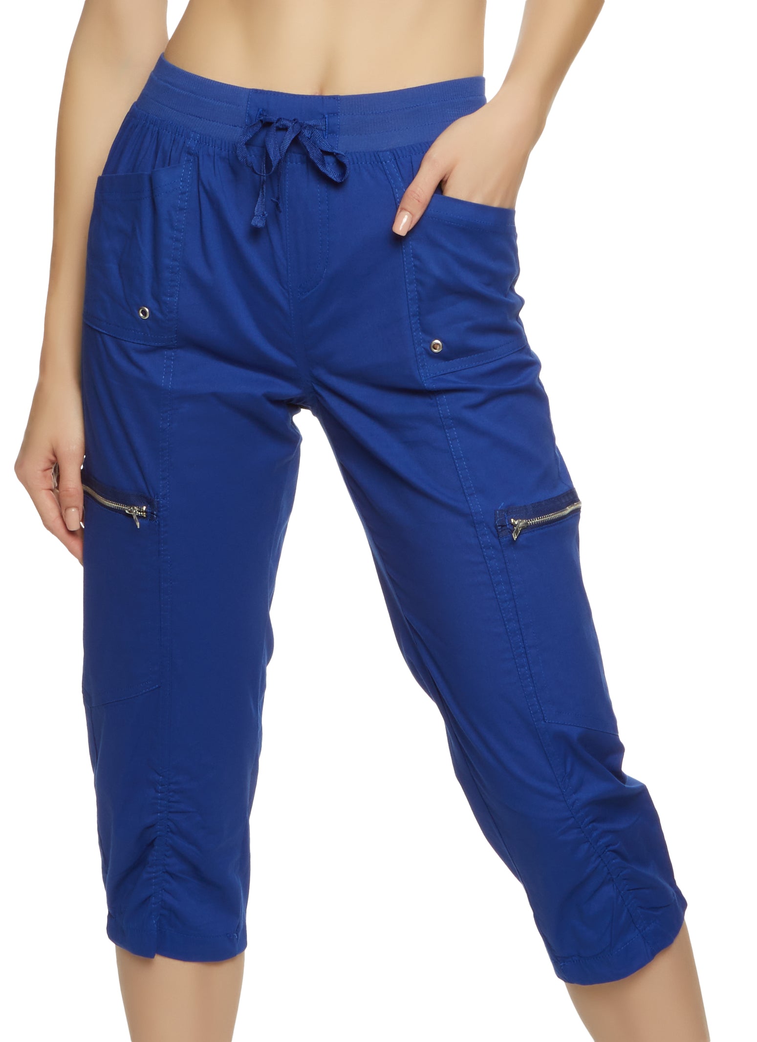 I.N.C. International Concepts Petite High-Rise Zip-Pocket Pants