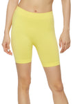 Womens Seamless Basic Biker Shorts, ,