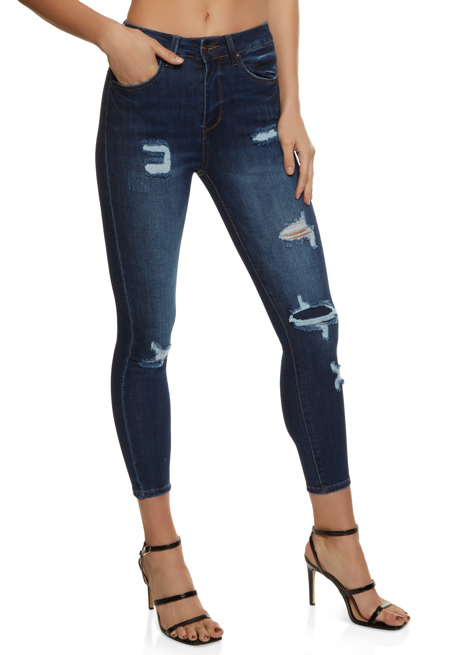 Higher High-Waisted Cotton-Hemp Blend Flare Jeans