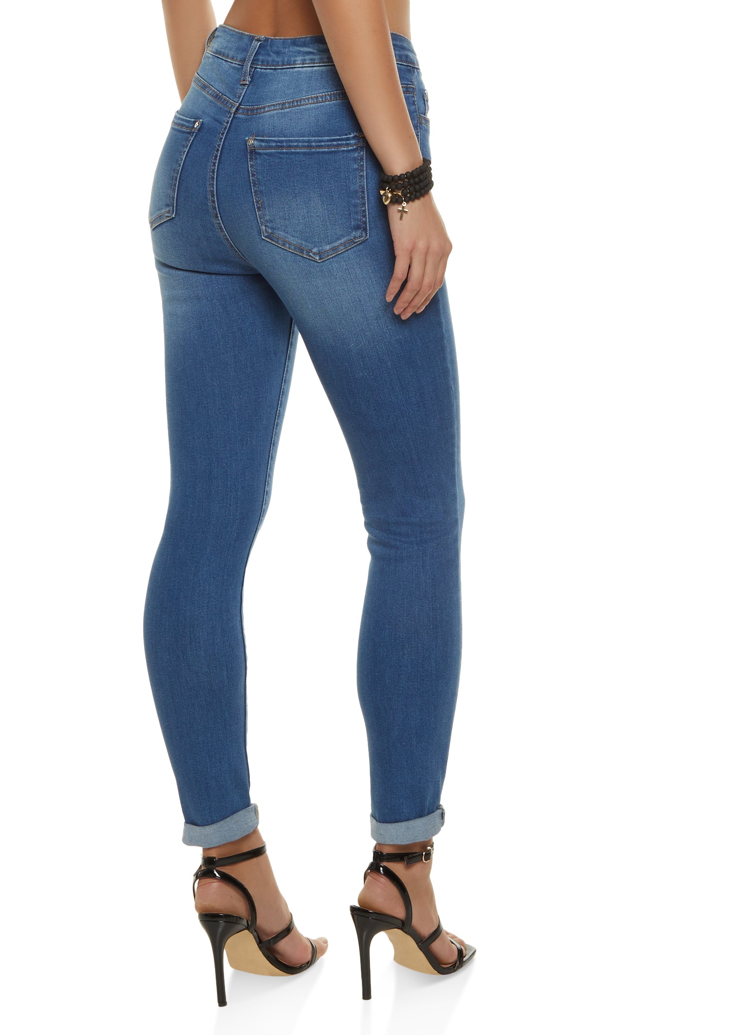 Denim Utility High Waist Joggers