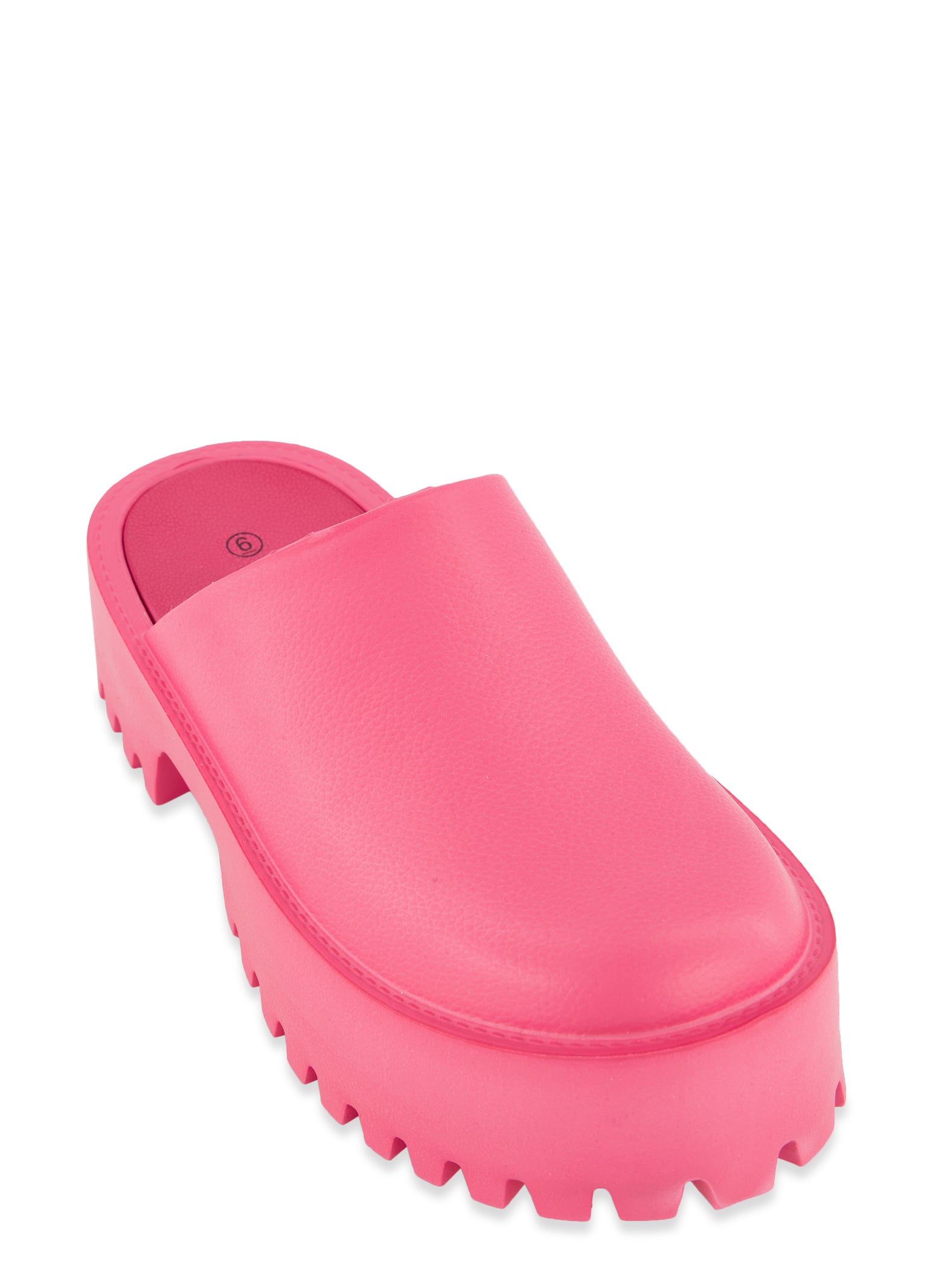 Lug Sole Platform Slide Clogs