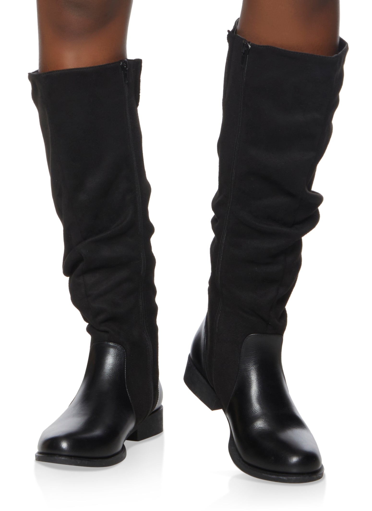 Ruched Tall Boots