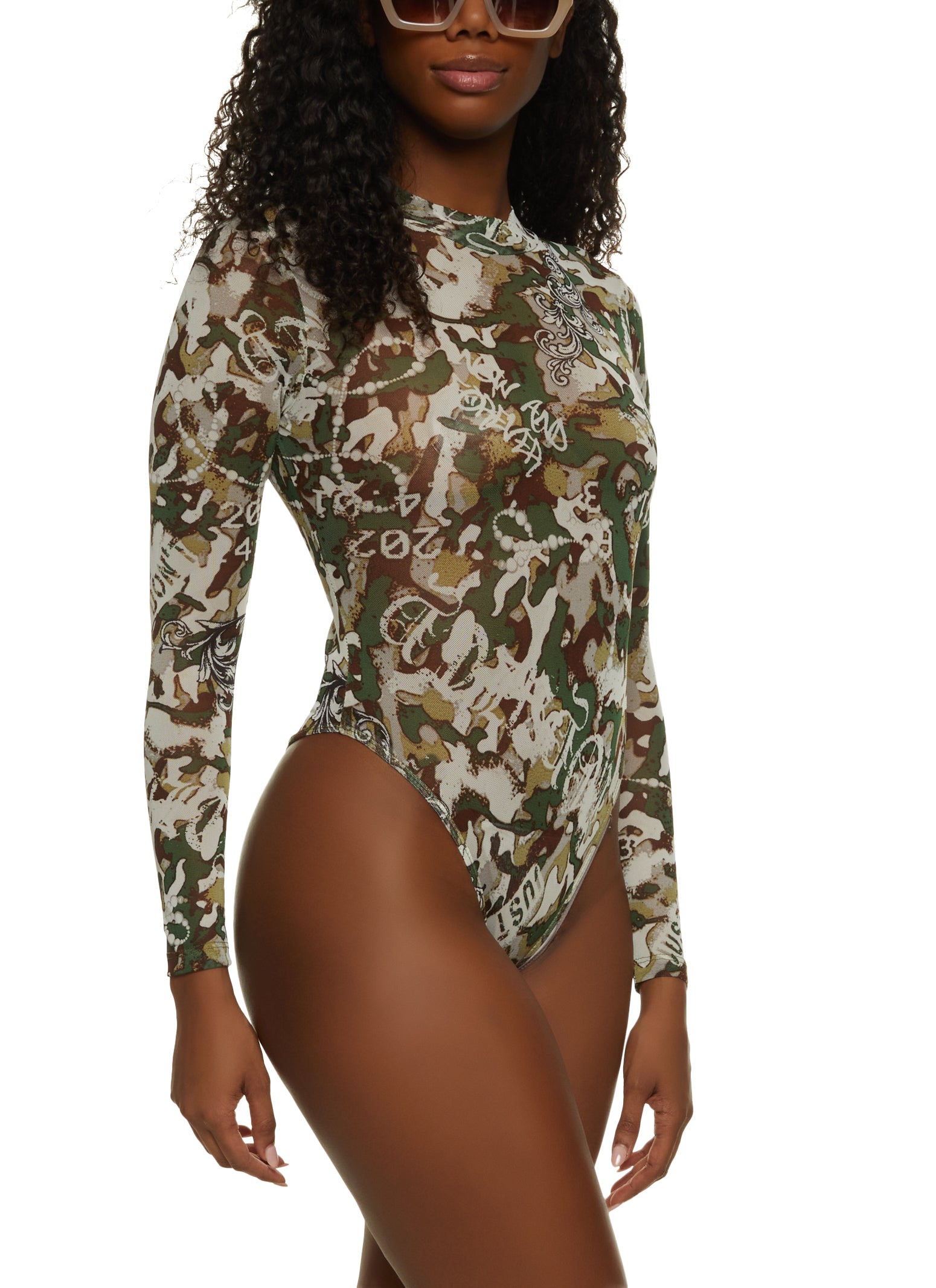 Green Bodysuits For Women