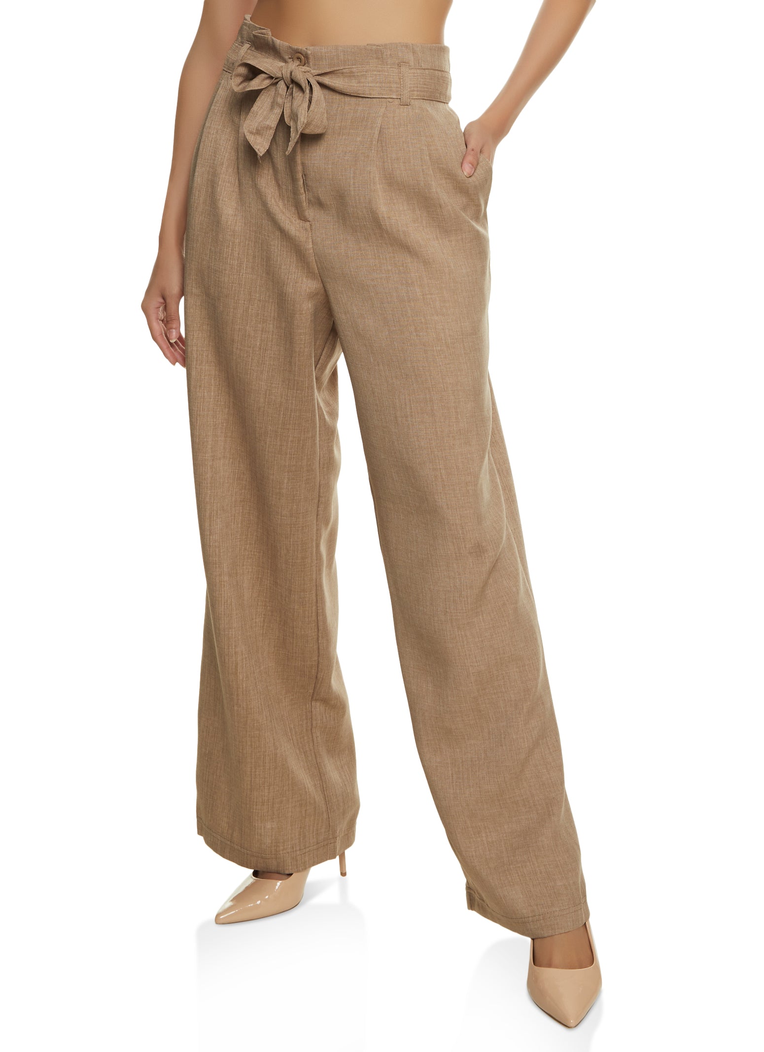 Summer Essential: Paperbag Tie Waist Pants - Loubies and Lulu