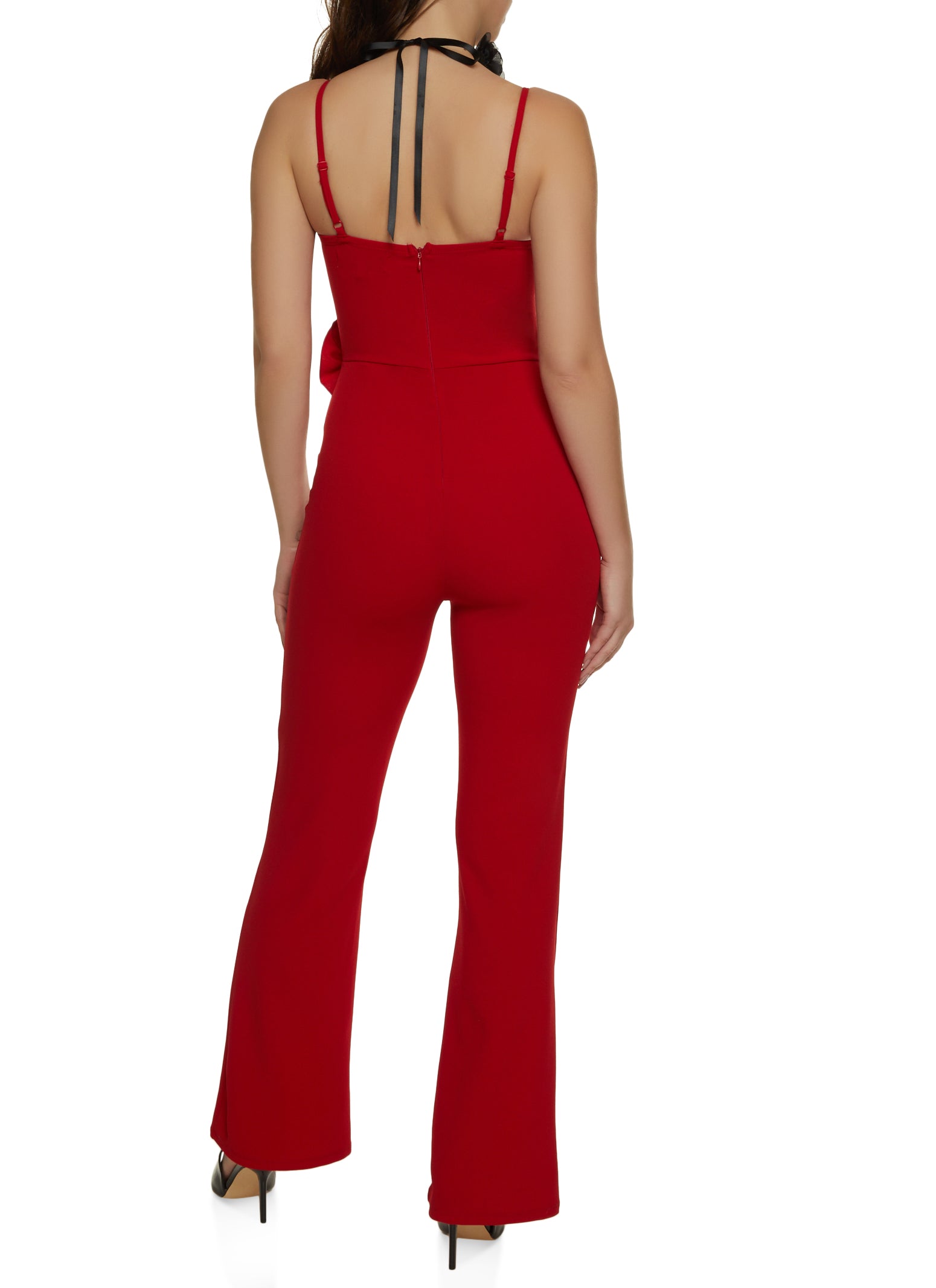 Solid Ribbed Seamless Jumpsuit
