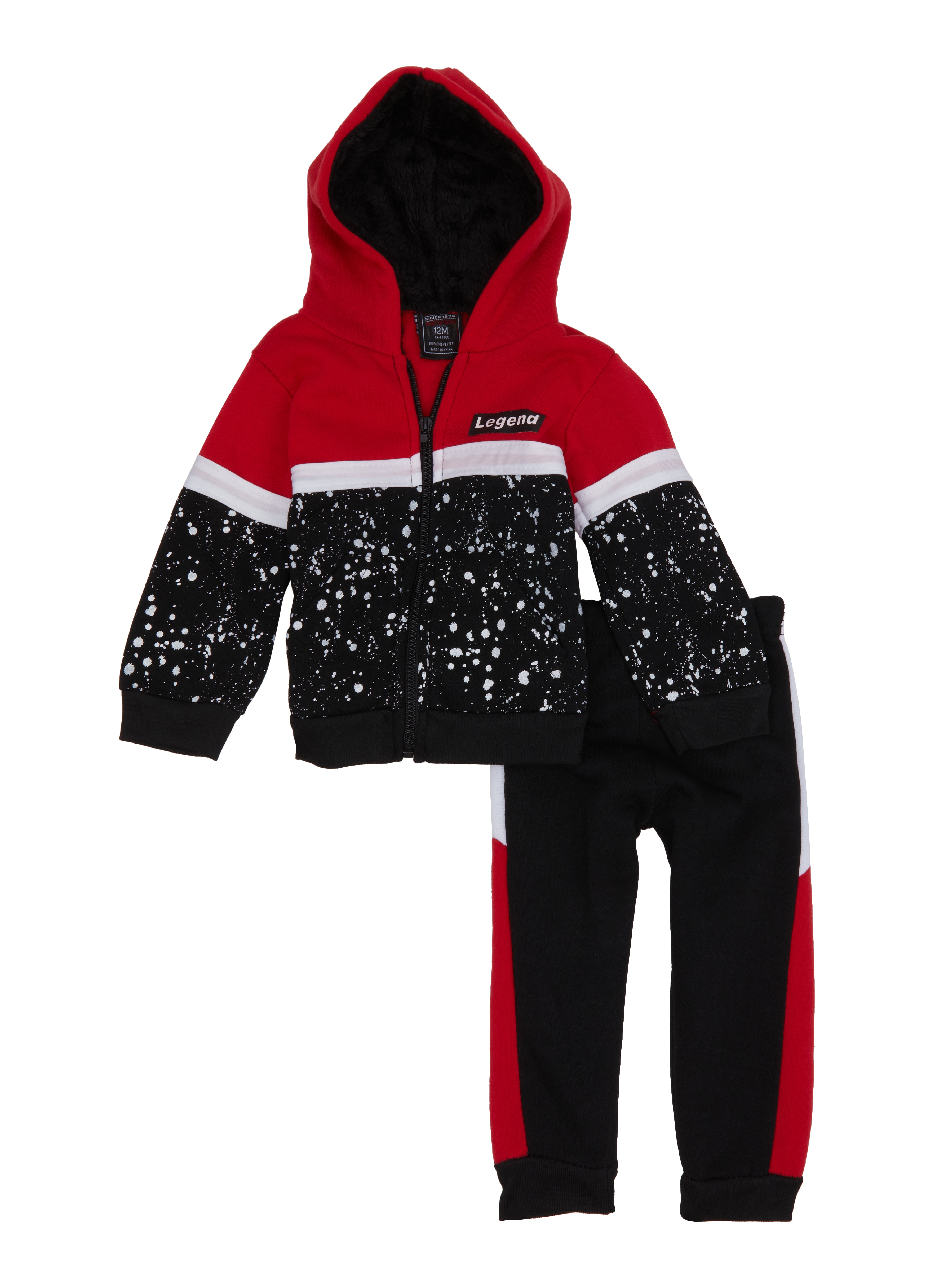 Baby Boys 12-24M Color Block Legend Hoodie and Joggers, Multi, Size 12M