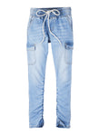 Girls Vip Drawstring Whiskered Cargo Jeans, ,