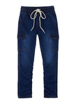 Girls Vip Drawstring Stacked Cargo Jeans, ,
