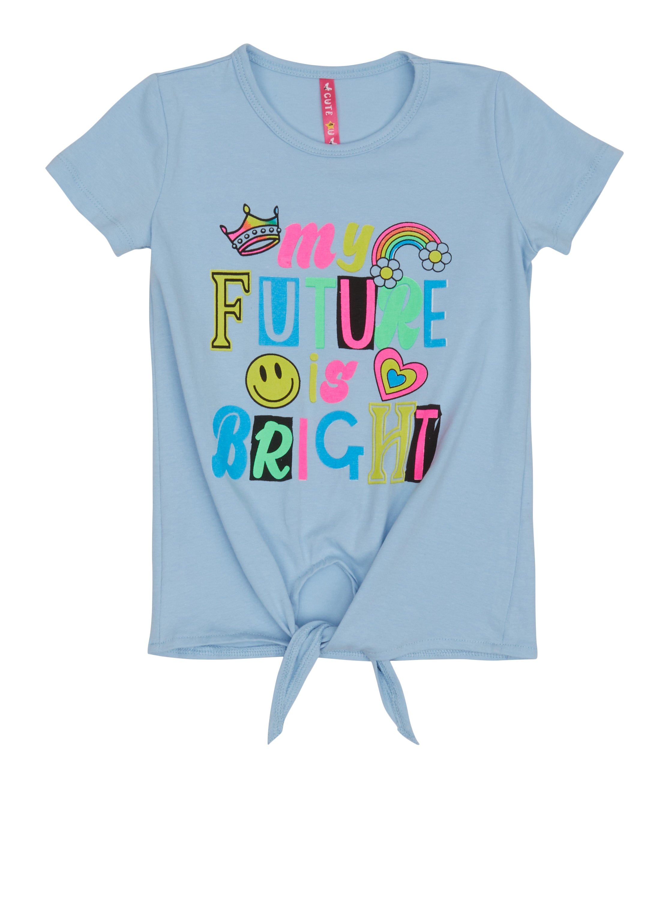 Little Girls My Future Is Bright Graphic Tee, Blue, Size 5-6