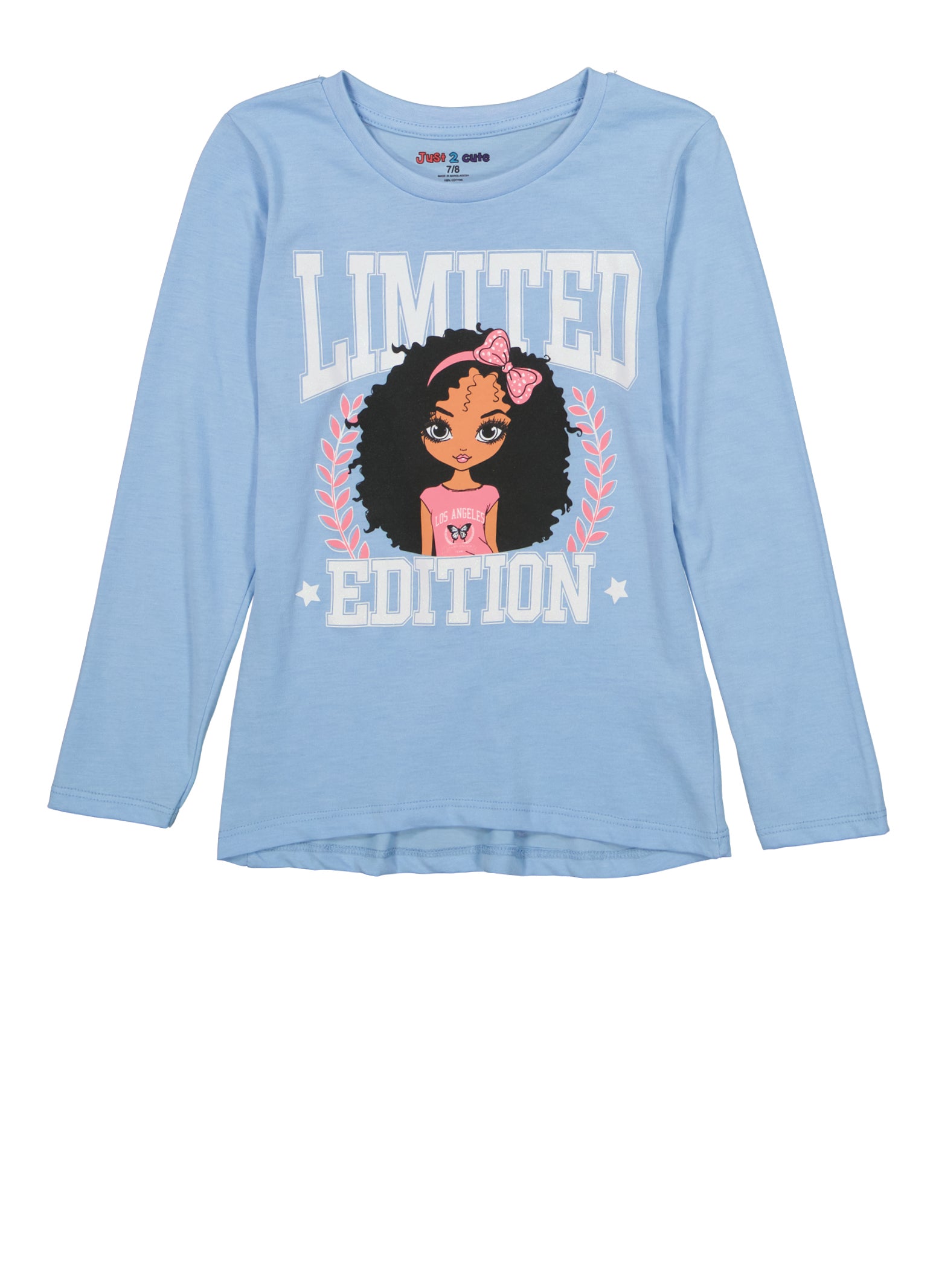 Girls Limited Edition Glitter Graphic Tee,