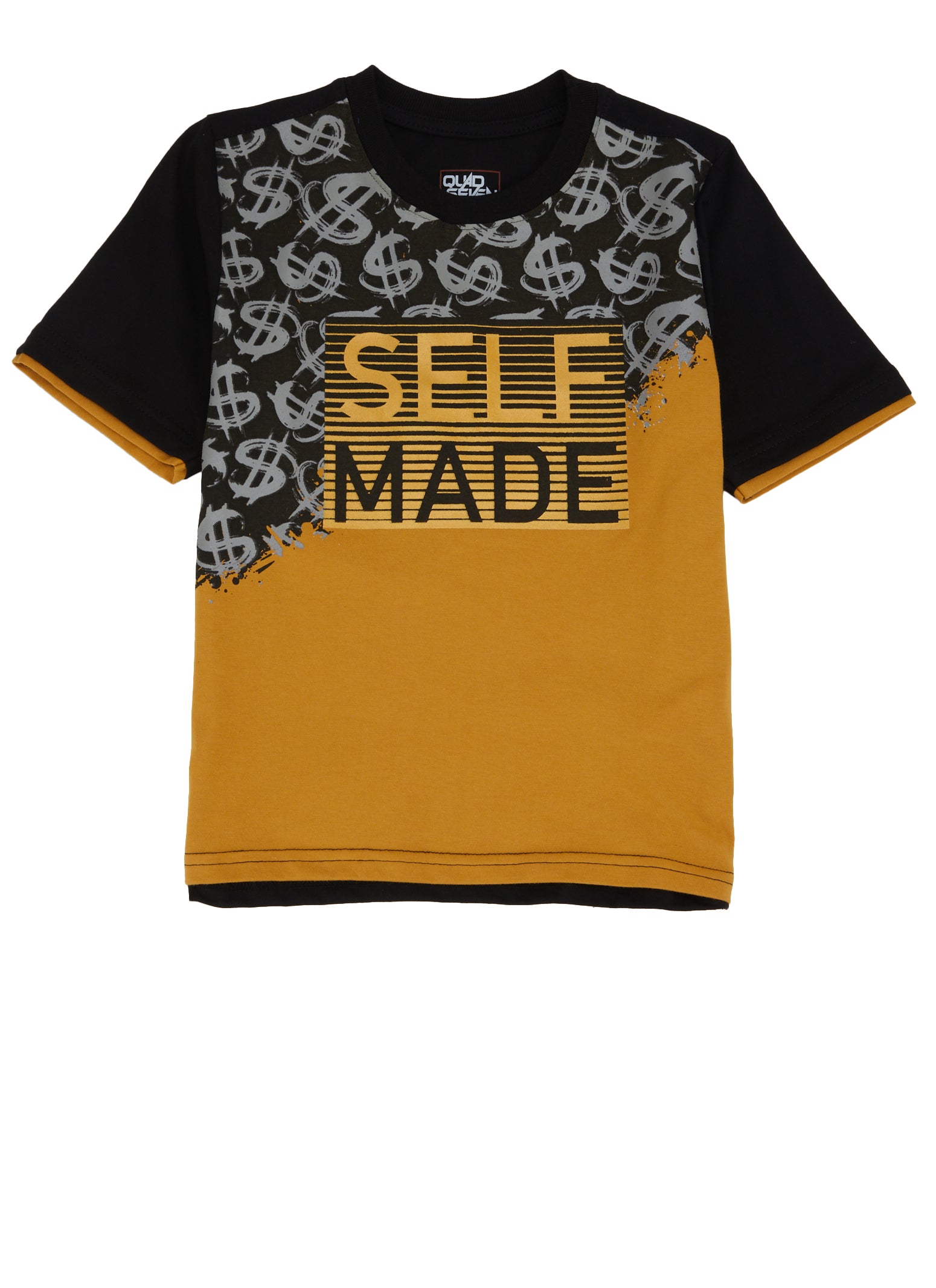 Little Boys Color Block Self Made Printed Graphic Tee, Multi, Size 4