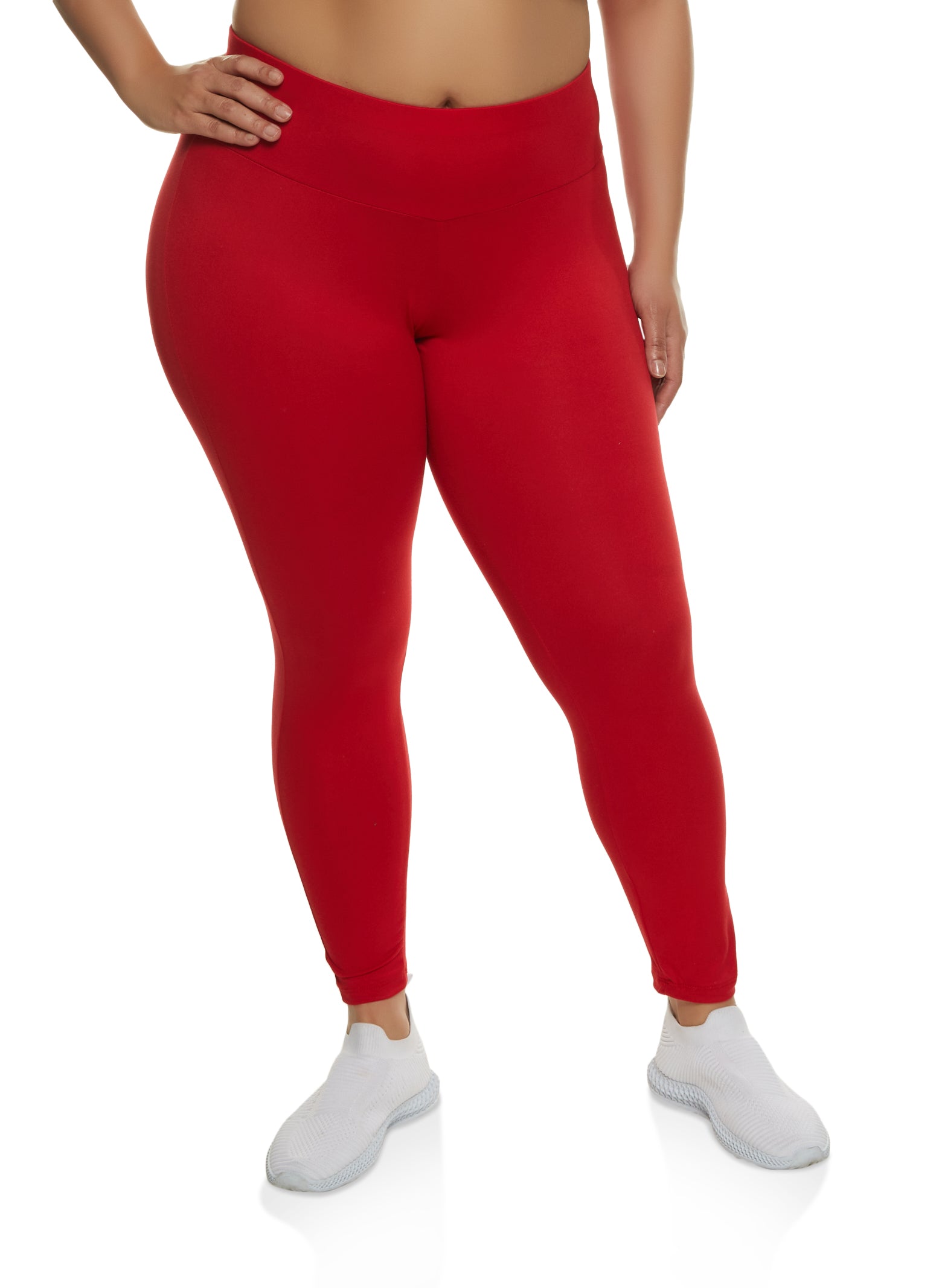 LEG-34 {Puzzled} Gray/Red Puzzle Print Leggings EXTENDED PLUS SIZE 3X/ –  Curvy Boutique Plus Size Clothing