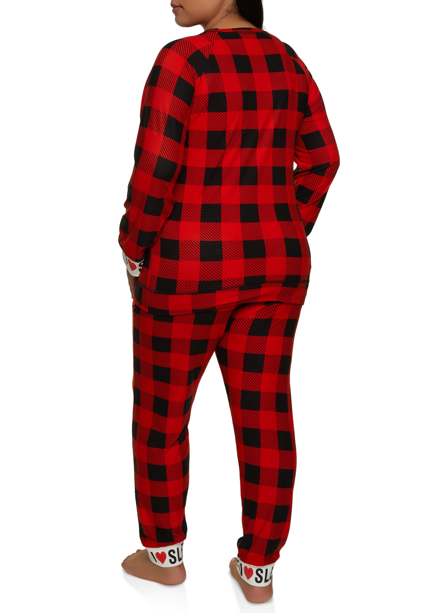 Rue21 Red Buffalo Plaid Plush Pajama Pants