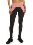 Womens Color Block Detail Leggings, ,