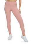 Womens Contrast Piping Active Leggings, ,