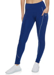 Womens Contrast Stitch Cell Phone Pocket Leggings, ,