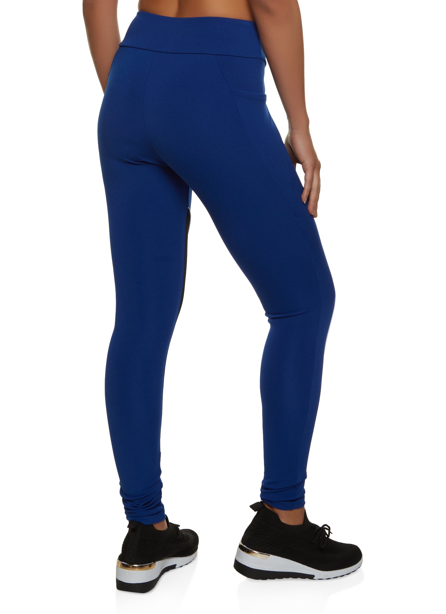 Plus Mesh Insert Leggings