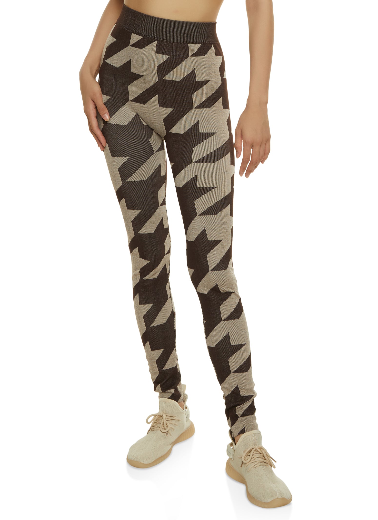 Women's houndstooth leggings